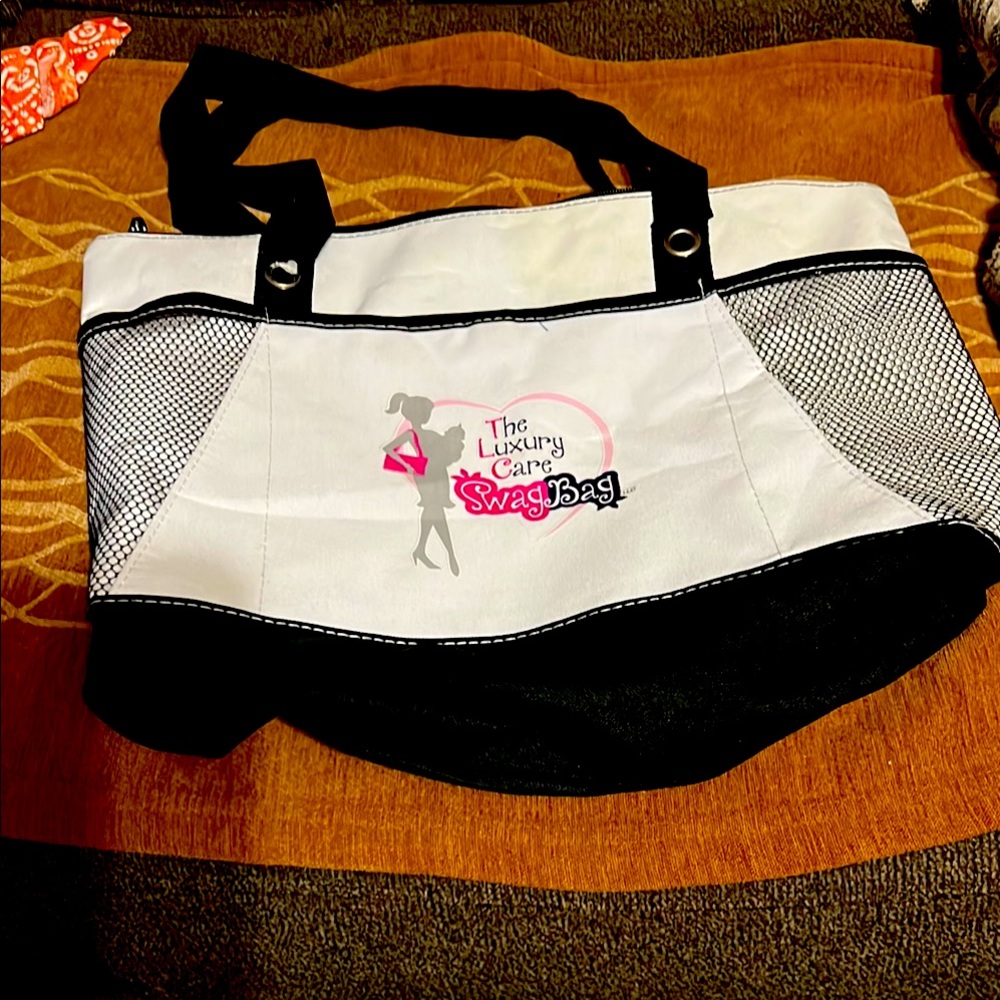 Swag Bag - Black and White Tote